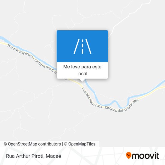Rua Arthur Piroti mapa