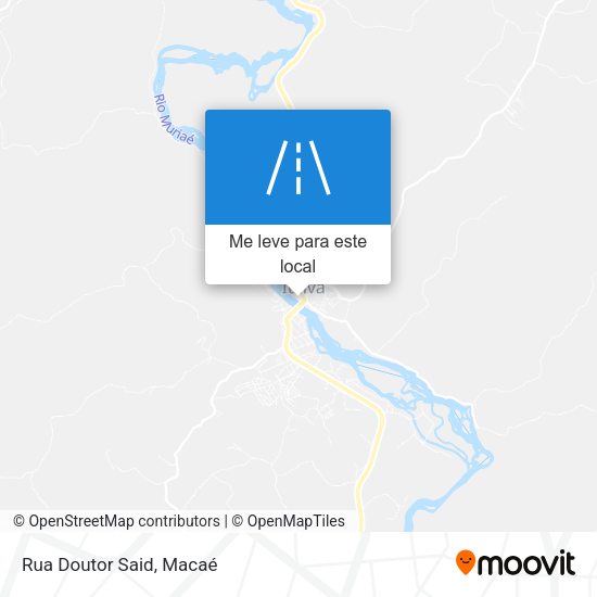 Rua Doutor Said mapa