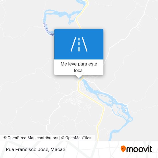 Rua Francisco José mapa