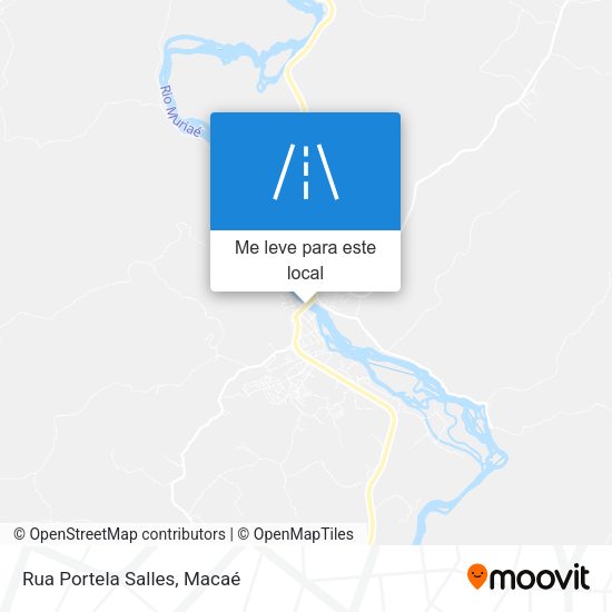 Rua Portela Salles mapa