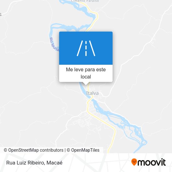 Rua Luiz Ribeiro mapa