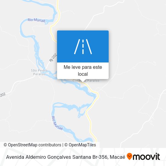 Avenida Aldemiro Gonçalves Santana Br-356 mapa