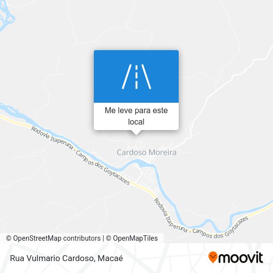 Rua Vulmario Cardoso mapa