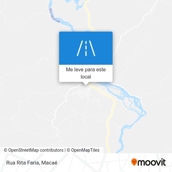 Rua Rita Faria mapa