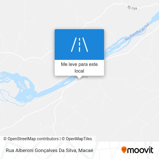 Rua Alberoni Gonçalves Da Silva mapa