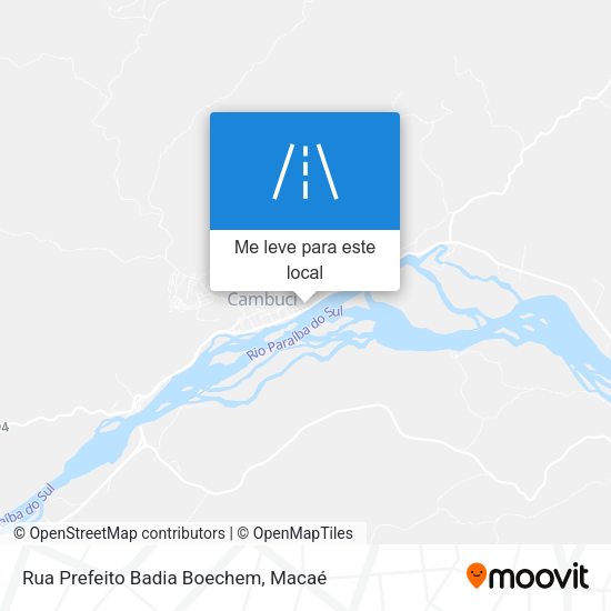 Rua Prefeito Badia Boechem mapa