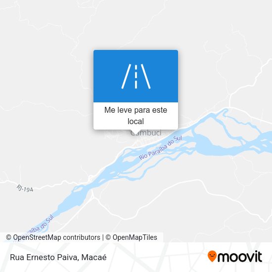 Rua Ernesto Paiva mapa