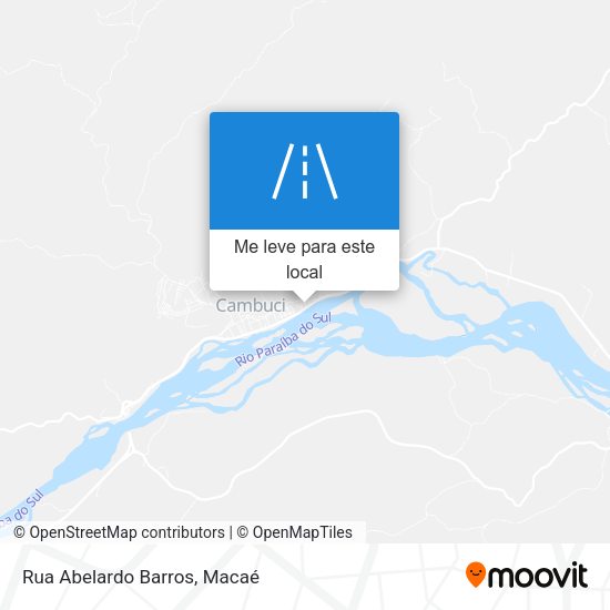 Rua Abelardo Barros mapa