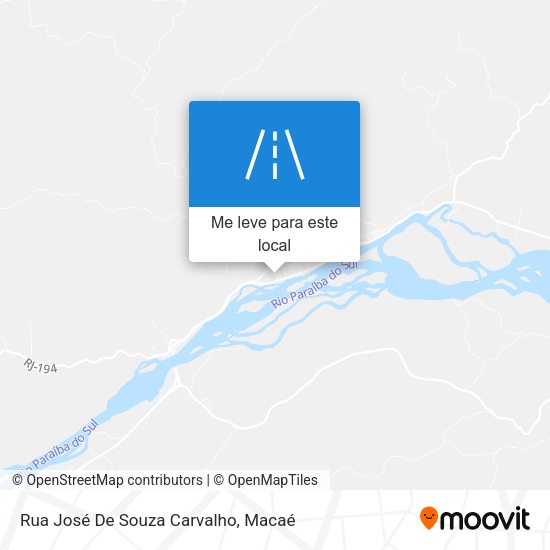Rua José De Souza Carvalho mapa