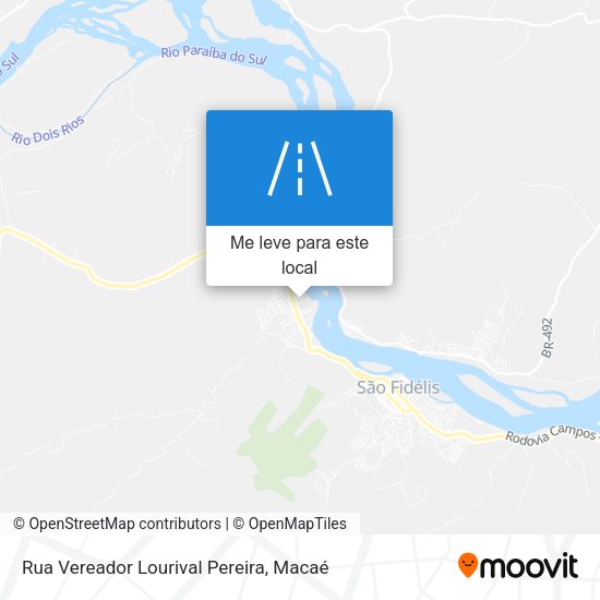 Rua Vereador Lourival Pereira mapa