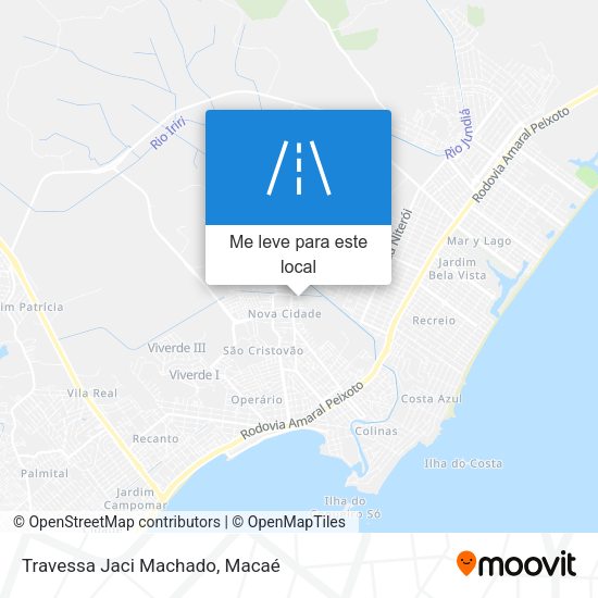 Travessa Jaci Machado mapa