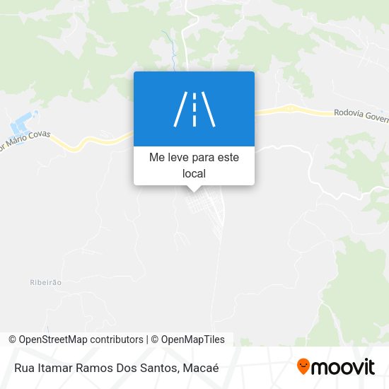 Rua Itamar Ramos Dos Santos mapa