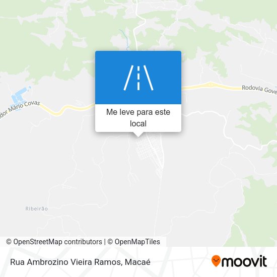 Rua Ambrozino Vieira Ramos mapa