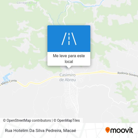 Rua Hotelim Da Silva Pedreira mapa
