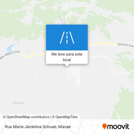 Rua Maria Jardelina Schuab mapa