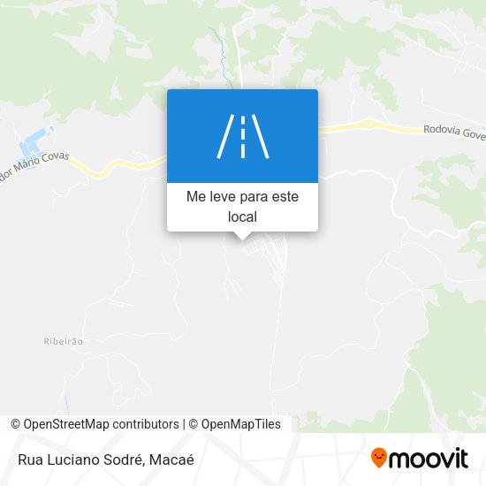 Rua Luciano Sodré mapa