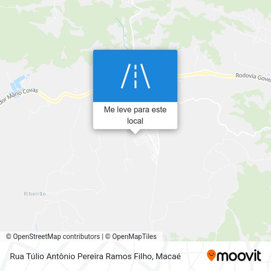 Rua Túlio Antônio Pereira Ramos Filho mapa