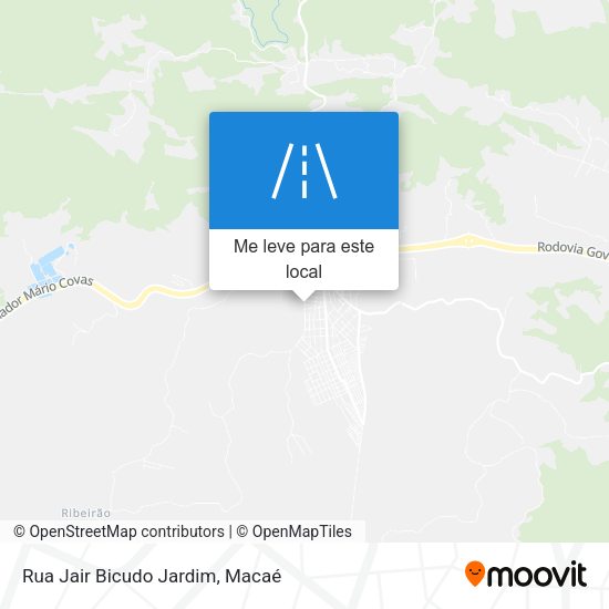 Rua Jair Bicudo Jardim mapa