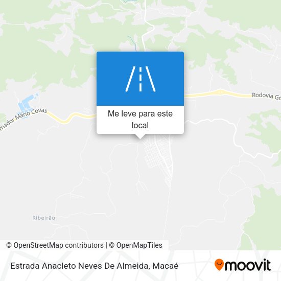Estrada Anacleto Neves De Almeida mapa