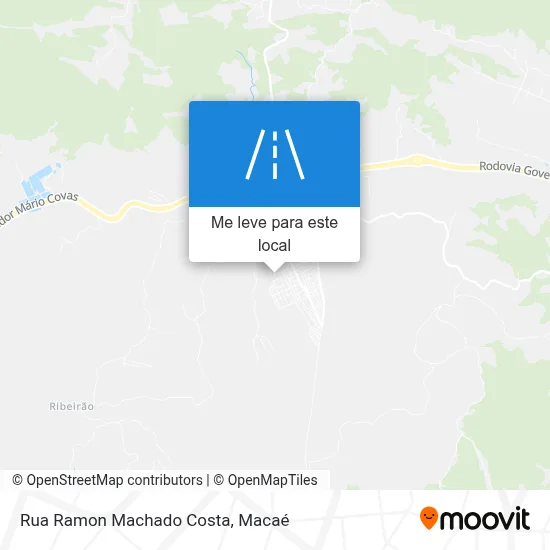 Rua Ramon Machado Costa mapa
