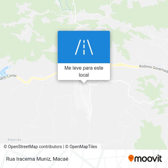Rua Iracema Muniz mapa