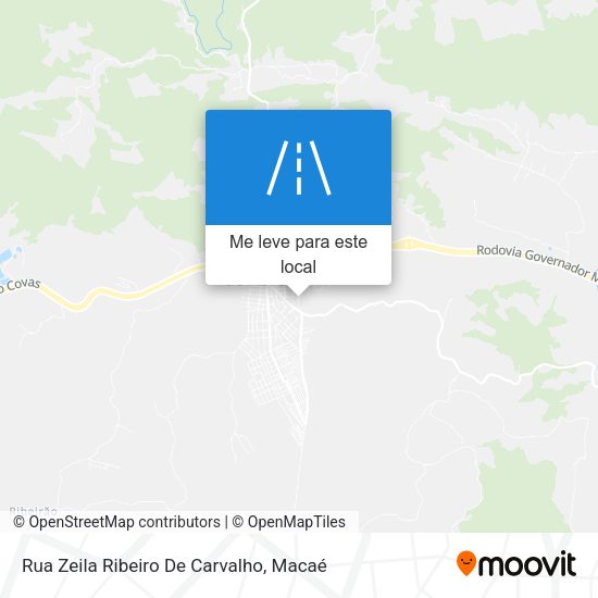 Rua Zeila Ribeiro De Carvalho mapa