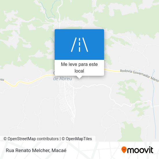 Rua Renato Melcher mapa