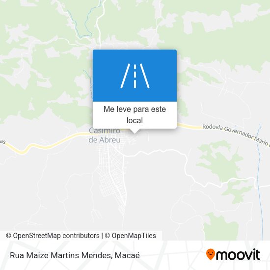 Rua Maize Martins Mendes mapa