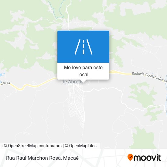 Rua Raul Marchon Rosa mapa