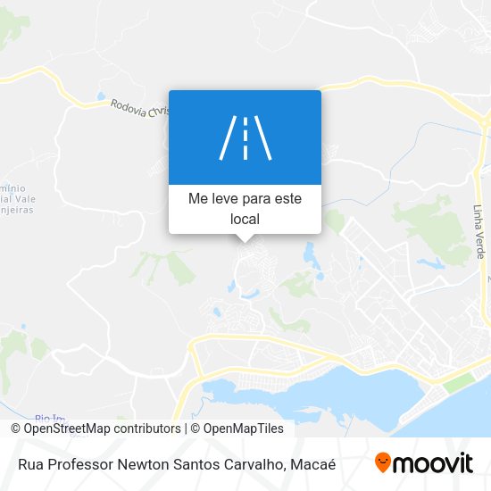 Rua Professor Newton Santos Carvalho mapa