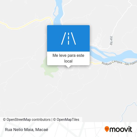 Rua Nelio Maia mapa