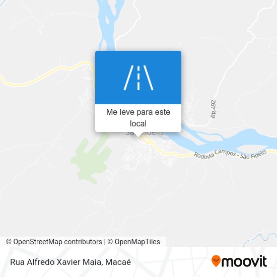 Rua Alfredo Xavier Maia mapa