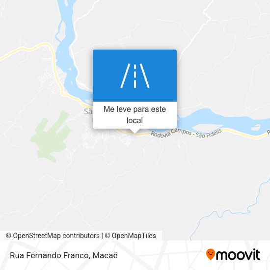 Rua Fernando Franco mapa