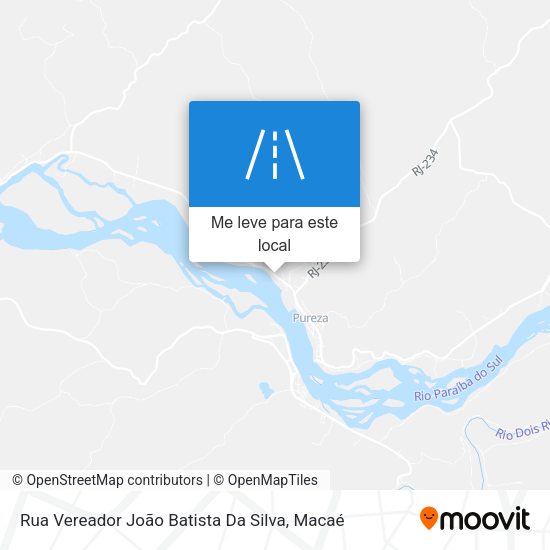 Rua Vereador João Batista Da Silva mapa