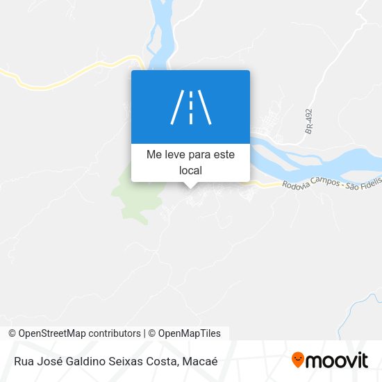 Rua José Galdino Seixas Costa mapa