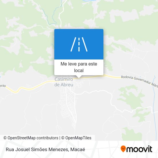 Rua Josuel Simões Menezes mapa