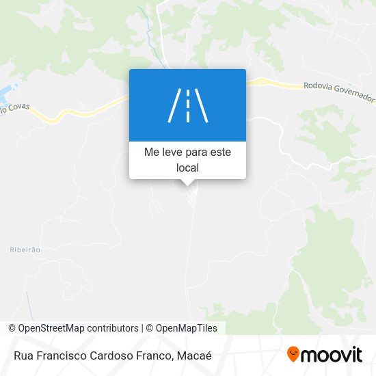 Rua Francisco Cardoso Franco mapa