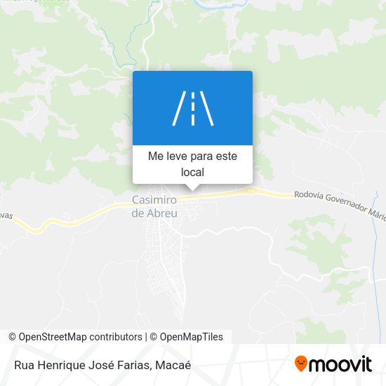 Rua Henrique José Farias mapa