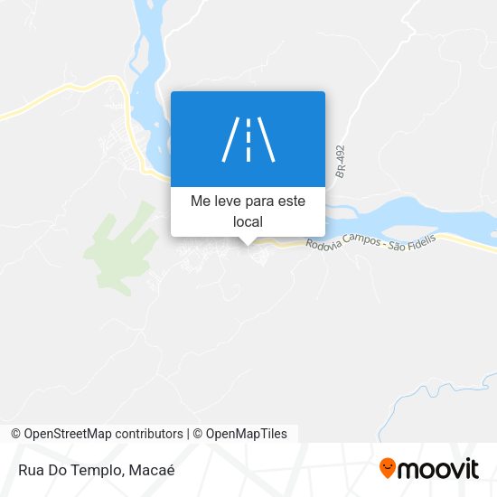 Rua Do Templo mapa