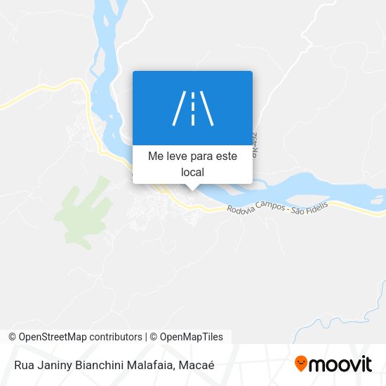 Rua Janiny  Bianchini  Malafaia mapa