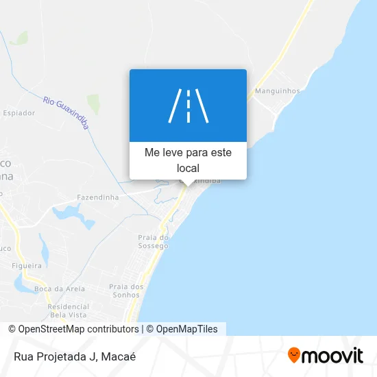 Rua Projetada J mapa