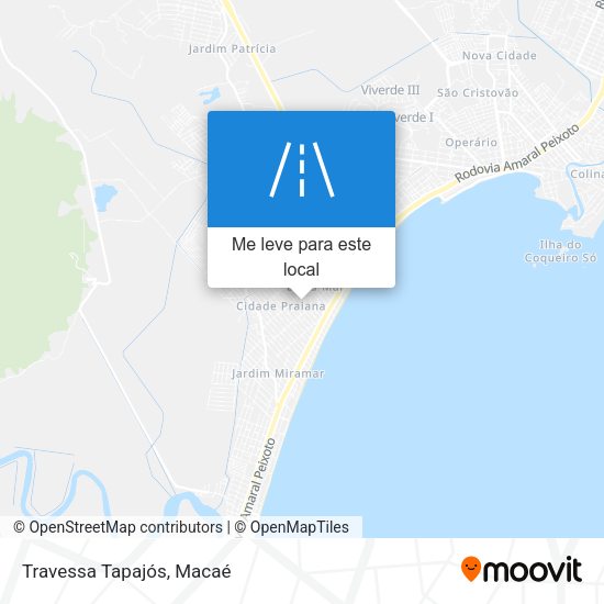 Travessa Tapajós mapa