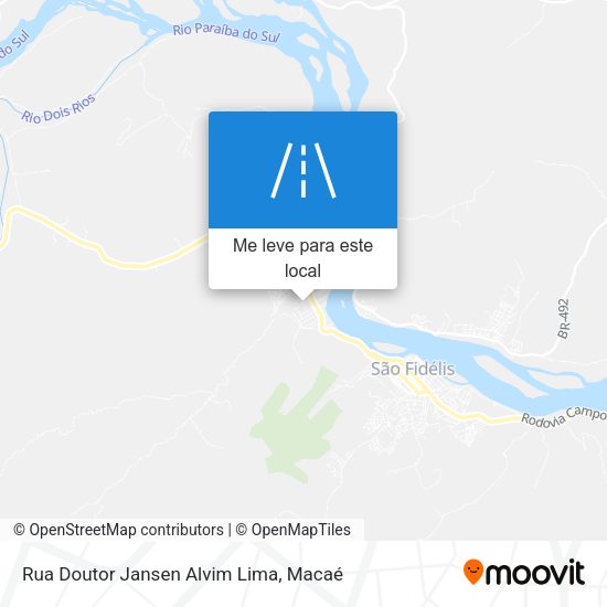 Rua Doutor Jansen Alvim Lima mapa