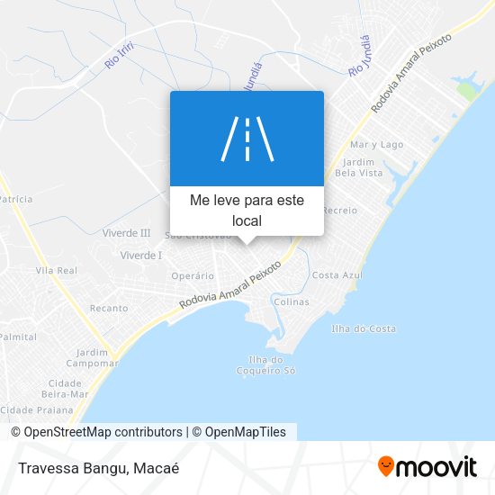 Travessa Bangu mapa