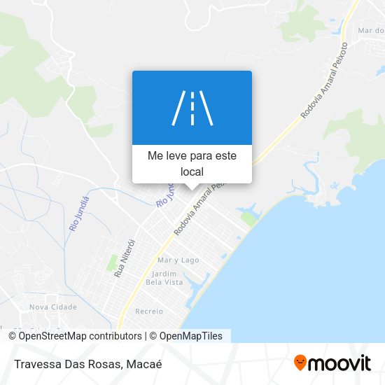 Travessa Das Rosas mapa
