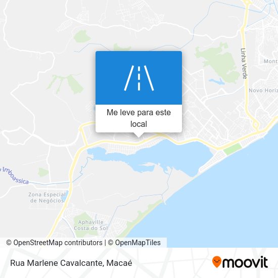 Rua Marlene Cavalcante mapa
