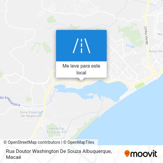Rua Doutor Washington De Souza Albuquerque mapa
