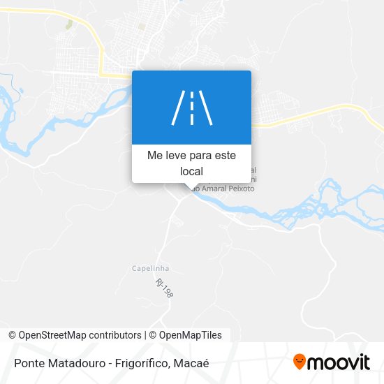 Ponte Matadouro - Frigorífico mapa