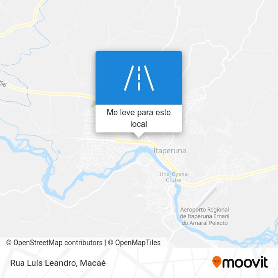 Rua Luís Leandro mapa