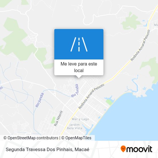 Segunda Travessa Dos Pinhais mapa